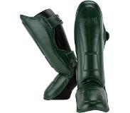 Super Pro Combat Gear Lederen Scheenbeschermer Guardian SE Groen