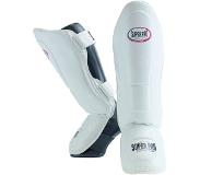 Super Pro Thai-Pro Shin Guard Wit/Zwart
