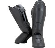 Super Pro Combat Gear Lederen Scheenbeschermer Guardian Grijs