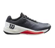 Wilson Tennisschoen Wilson Men Rush Pro 4.0 Clay Black White Poppy-Schoenmaat 45 (UK 10.5)