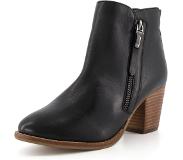 Dune London Paice enkellaarsje van leer