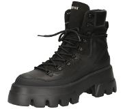 Nubikk Flore Montagne biker boot van leer met nubuck details