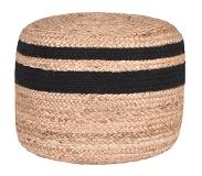 Label51 Poef Jute - Geel - Jute (Geel, 50x50x35cm)