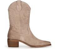 PS Poelman BABS Dames Western Laarzen - Beige - Maat 36