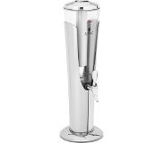 Royal Catering Sapdispenser - 3 L - koelsysteem - voor glazen tot 198 mm - met LED verlichting - zilver - Royal Catering