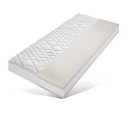 Malie Pocketveringsmatras Lisa extra geharde stalen veren - ideaal voor zware personen en mensen die snel transpireren hoogte 22 cm