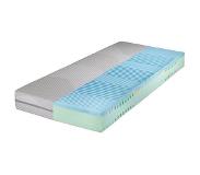 Hemafa Gelschuimmatras Watergel 2100 KS met golfmodel in de kern voor een beter ligcomfort hoogte 21 cm
