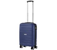 Travelz Big Bars Handbagage 55cm Koffer 35 Ltr TSA Blauw