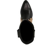 Sacha leren cowboylaarzen beige/zwart Dames | Maat: 38