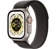 Apple Watch Ultra 4G 49mm Titanium Zwart/Grijs Trail Band S/M