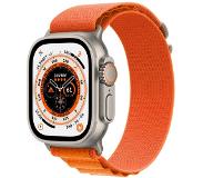 Apple Watch Ultra 4G 49mm Titanium Oranje Alpine Band M