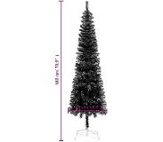 vidaXL Kerstboom Smal 180 Cm Zwart