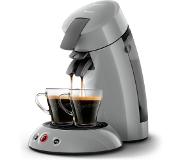 Saeco SENSEO ORIGINAL koffiepadmachine HD6553/71, Aromabooster, Crema Plus (dichter schuim), 1 tot 2 kopjes, Grijs