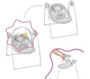 Badabulle Comfort Swing wipstoel - Candy lichtgrijs