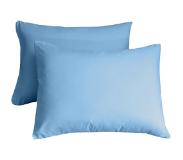Y-NOT - Kussensloop Set (per paar) - Katoen - 60x70 - Blauw