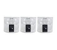 Décoris 18x Stuks Glazen Kerstballen Transparant 8 Cm Glans - Kerstbal