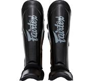 Booster x Fairtex Scheenbeschermers Zwart/Grijs Medium