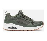 SKECHERS Uno Fasttime heren sneakers groen maat 45
