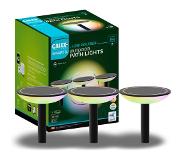 Calex Smart Outdoor Padverlichting RGB en Warm Wit licht - 3 Pack