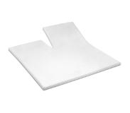 Cinderella single-split topper molton 200x200/210 cm white