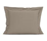 Heckett & Lane Elementi Kussensloop Katoen Satijn - taupe grey 60x70cm