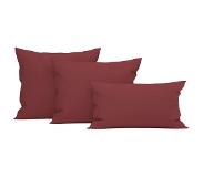 Heckett & Lane Wafel Kussensloop Katoen - spicy red 80x80cm
