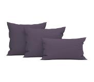 Heckett & Lane Wafel Kussensloop Katoen - velvet purple 80x80cm