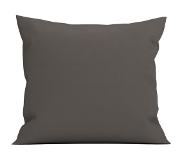 Heckett & Lane Elementi Kussensloop Katoen Satijn - classic anthracite 80x80cm