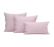 Heckett & Lane Wafel Kussensloop Katoen - pale lilac 80x80cm