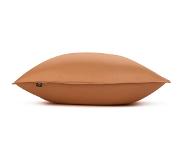 Zo Home Satinado Kussensloop Katoen Satijn - cognac brown 40x80cm