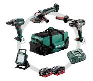 Metabo Comboset 4.3.2 | 4 machines | 18V | 2 x 10,0Ah LiHD + lader | In Gereedschapstas