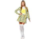 Smiffy Clueless Cher kostuum | Licentie verkleedkleding (geel, blauw en wit, S)