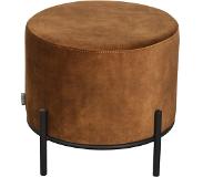 Label51 Poef Troy - Oker - Velours - L (Oker, 46x46x41cm)