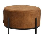 Label51 Poef Troy - Oker - Velours - XL (Oker, 57x57x34cm)