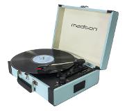 Madison Mad-retrocase-blu vintage draaitafelkoffer met bluetooth