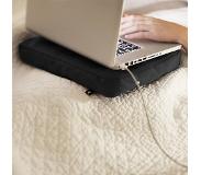 SmartaSaker laptopkussen, laptop kussen, laptop schootkussen, laptop standaard, met siliconen doppen voor warme luchtafvoer - Zwart