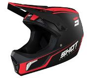 Shot Rogue Full Face Kinderhelm Zwart / Rood