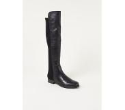 Dune London Tropic overknee laars met leren details