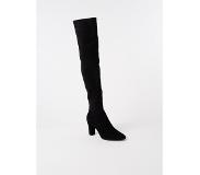 Dune London Syrell overknee laars met suède details