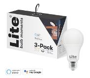Lite bulb moments - white & color ambience (RGB) E27 bulb - 3-Pack