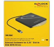 DeLOCK externe behuizing voor 5.25" Slot-in Slim SATA