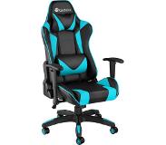 TecTake - Bureaustoel Twink zwart / azuurblauw - 403206