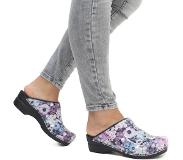 Sanita Klomp Sanita Women Original Isalena Open Rose print-Schoenmaat 40