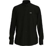 Hugo Boss P-JOE Regular Fit Overhemd zwart, Effen