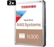 Toshiba 2x Toshiba N300 NAS 3.5 8000 GB SATA III