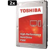 Toshiba 2x Toshiba P300, 3.5, 2000 GB, 5400 RPM
