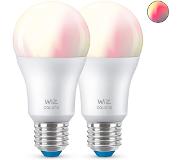 Wiz Smart lamp 2-pack - Gekleurd en Wit Licht - E27