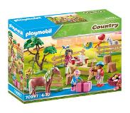 Playmobil Constructie-speelset Kinderverjaardagsfeestje op de ponyboerderij (70997), Country Gemaakt in Europa (81 stuks)