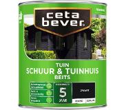 Cetabever Tuinbeits schuur & tuinhuis dekkend zwart 750 ml