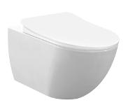 SaniGoods Alpha wandcloset wit glans met bidet sproeier